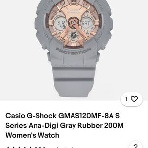 Casio G-Shock GMAS120MF-8A Gray Women's Watch